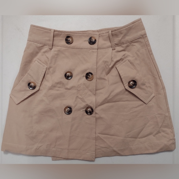 TABITHA MINI SKIRT - SAND - Picture 1 of 7